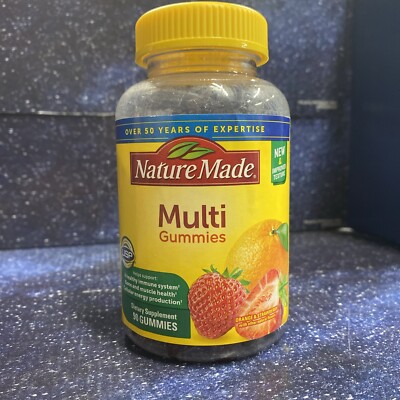 Nature Made Multi Gummies for Adult Nutritional 90 Ct Exp: Read