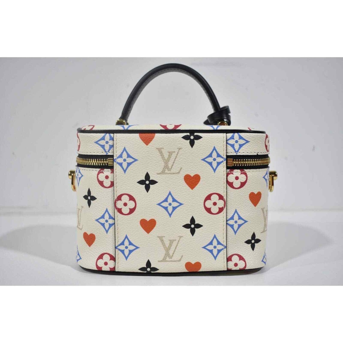 Louis Vuitton Game On Vanity PM White Heart Monogram LV Top Handle