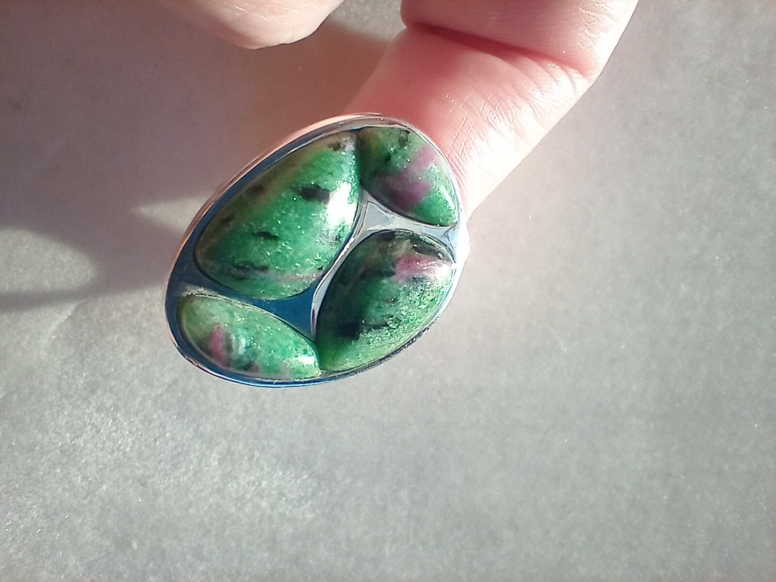 Jay King DTR ruby zoisite ring, size 9 Sterling S… - image 9