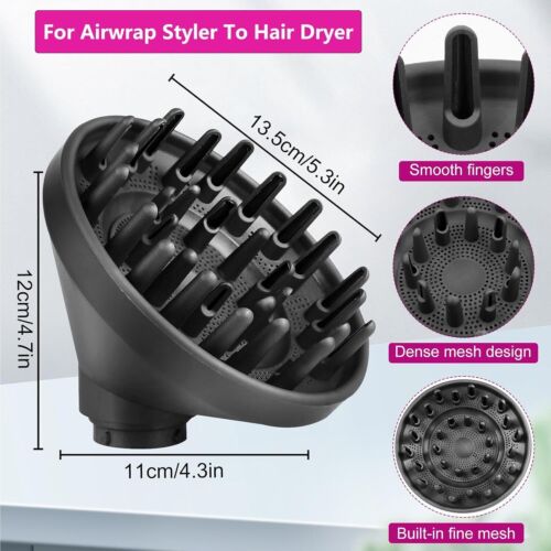 Diffuser Attachment For Dyson Airwrap HS05 HS03 HS01, Upgraded Diffuser Nozzle - Picture 18 of 19