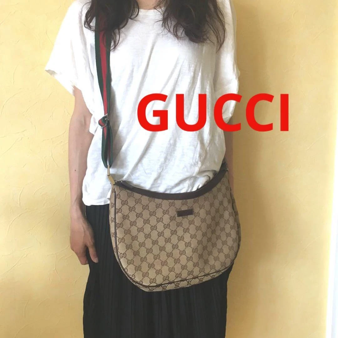 ■Bon état■ Sac bandoulière GUCCI Gucci Sherry Line x motif GG