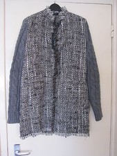 Bnwt Guess By Marciano Ladies Women Blazer Coat Wool Blend Grey Size 42 Uk 8 10