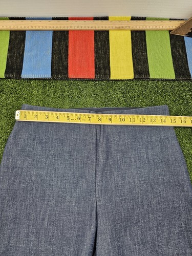 Pantaloni eleganti skinny alla caviglia loft taglia 8 vita alta blu preppy eleganti comodi - Foto 5 di 11