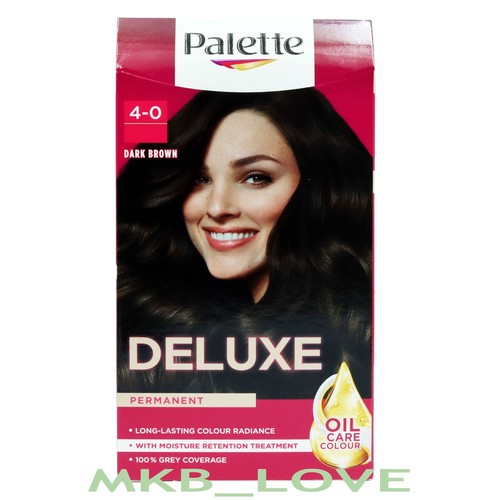 Palette Deluxe Permanent Hair Colour Dye Oil Care Colour Select Shade & Pack - Picture 8 of 15