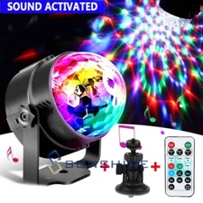 RGB Colorful Rotating LED Projector Lights Outdoor Garden Lawn Lamp Bulb Light