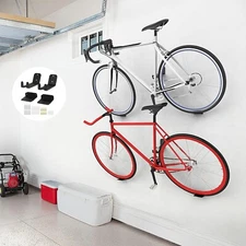 2 Pack Bike Pedal Hanger Wall Mount, Heavy Duty Horizontal Bike Rack for Garage