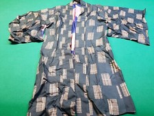 Japanese Oriental Traditional Vintage Kimono Robe Mens  Length 95cm. Armpit 57cm