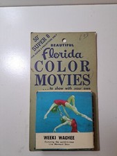 Vintage Weeki Wachee Live Mermaid Show Super 8 Film 1972