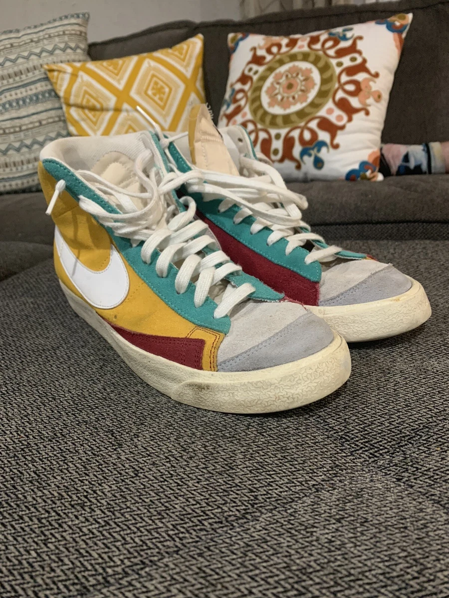 Nu Noodlottig Afhaalmaaltijd Nike Blazer Mid Vintage Multicolor Suede Men's Size 10 | eBay