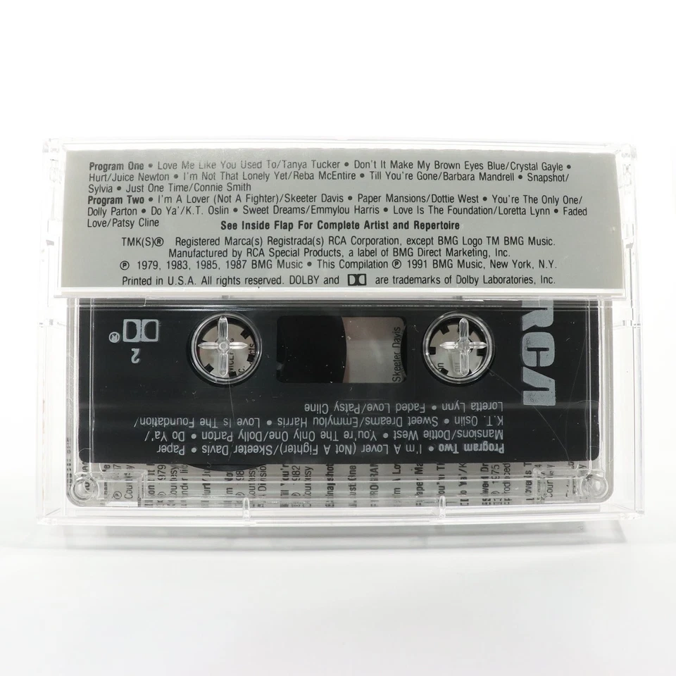 Great Ladies of Country Music (Cassette Tape, 1991, BMG) DMK1-1021 Play Tested - Image 2 of 4