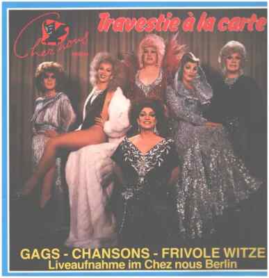 Chez Nous Berlin Travestie à La Carte NEAR MINT Chez Nous Berlin Vinyl LP