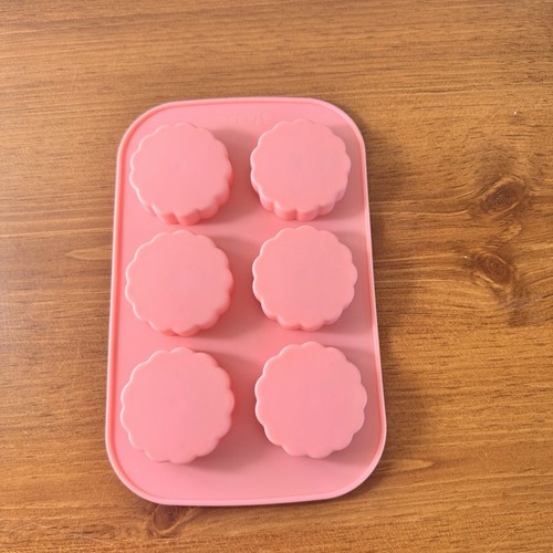 Lotto 3 Candele Cioccolato Ghiacciato Silicone Sapone Stampo Rosa Pacchetto Principianti Cottura - Foto 12 di 21