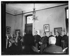 8" x 10" Photo 1900 Cardinal Mercier at Catholic Univ., Conference of Bishops