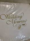 New Wedding Memories Photo Album Hiller-Size Wise-Bridal White-small damage see