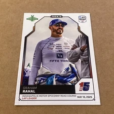 2025 Parkside NTT Indy Car Racing Week 5 PRONTO Card GRAHAM RAHAL 38
