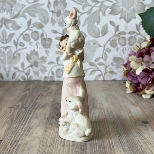 Figura De Colección Giuseppe Armani "Niña con Conejos" 1987 Capodimonte Florencia - Imagen 3 de 14