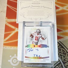 Panini Flawless Rookie Gems Jaxon Smith-Njigba Gold Auto Ohio St #FGRS-JSN /10
