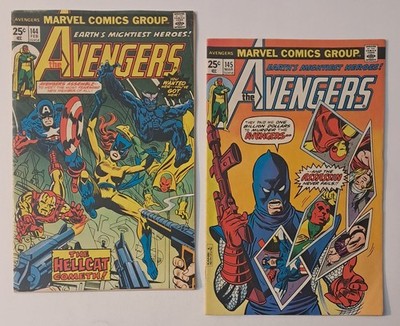 Avengers #144 & 145  ($6.95 For 1st Listing ''FREE SHIPPING'' For Each Additional)