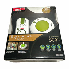 Fisher-Price T4837 Voice Baby Monitor 49MHz Analog 500ft Lights/Sounds