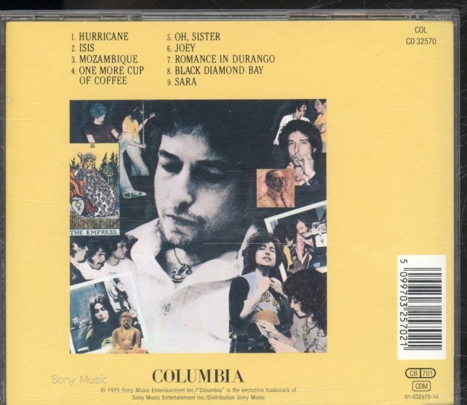 Bob Dylan Desire CD Österreich Columbia CD32570 - Bild 2 von 3