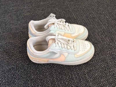 Nike Womens Air Force 1 Shadow CU8591-104 White Casual Shoes Sneakers Size 10