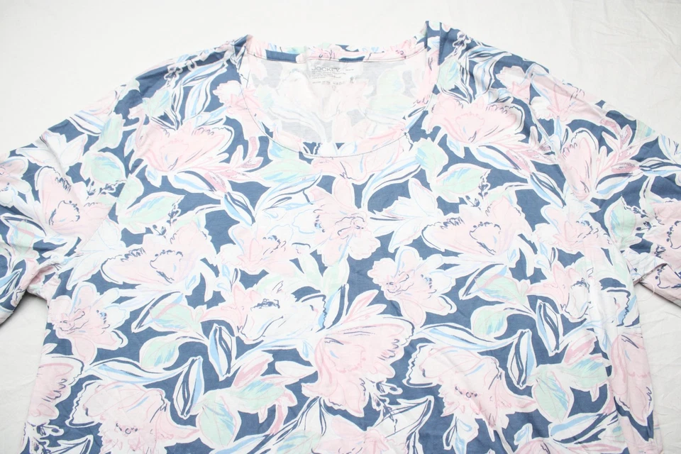 Camiseta para mujer Jockey Plus Everyday Essentials de gran tamaño CG2 púrpura profundo talla 3X Foto 2 de 3