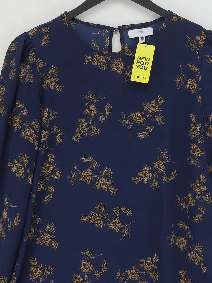 Blusa básica para mujer La Redoute UK 10 azul 100 % poliéster Foto 3 de 4