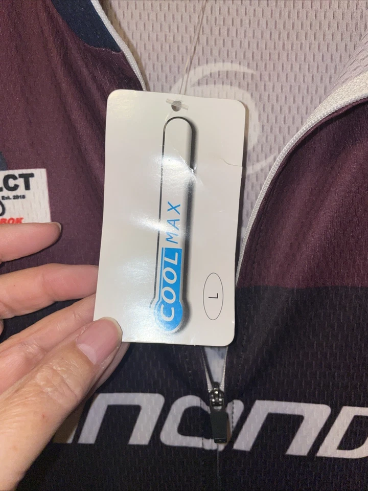 Jersey Cannondale zurdo granate manga corta talla grande Foto 4 de 4