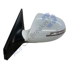 Kia Sportage Mk3 10-14 Passenger Left Wing Mirror 876103U730WD