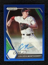 2021 Panini Prizm Draft Picks Blue 23/99 Colson Montgomery #PDP22 Auto 1n2n