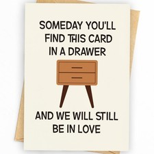 Funny Birthday Card  Gifts for Husband Boyfriend Him, Happy Anniversary Card...