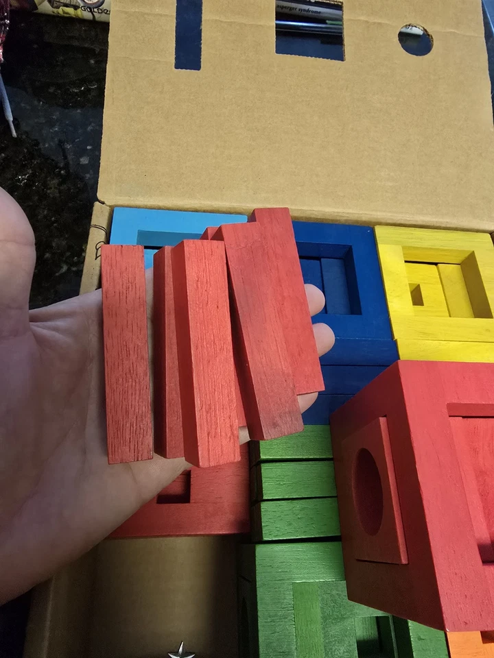 Fat Brain Toys Twig Colorful Wooden Building Blocks Ages 4 And Up - Image 4 of 4