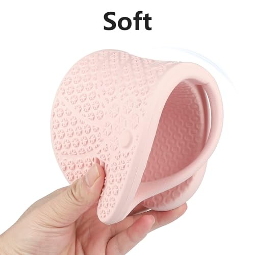 Foldable Flip-Flop Travel Slippers Shower 9.5-10 Wide Women/8-8.5 Men Pink - Picture 6 of 6