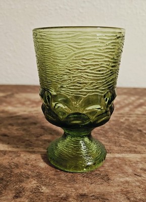 Vintage Tiffan Madeira Green Water Juice Goblet MCM