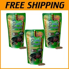 High-Protein Staple Pellets for Cichlids, 3 Pack