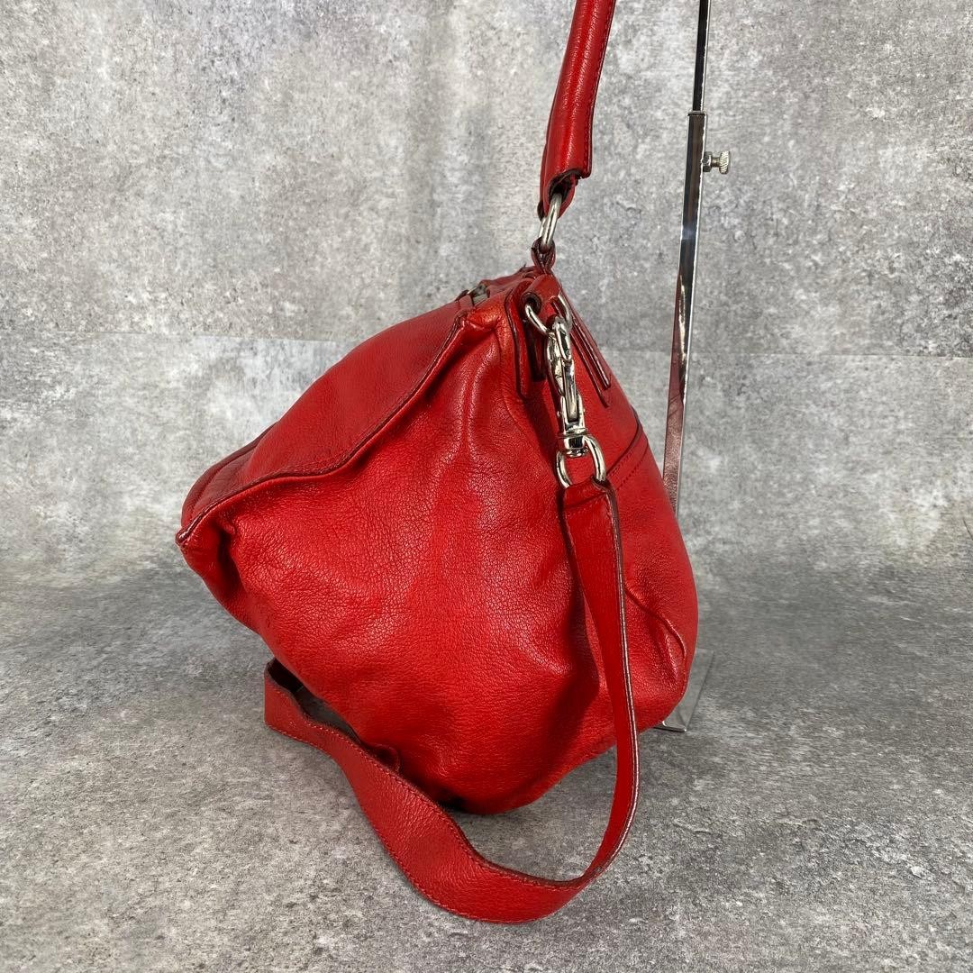 Givenchy Pandora handbag leather red thumbnail 4