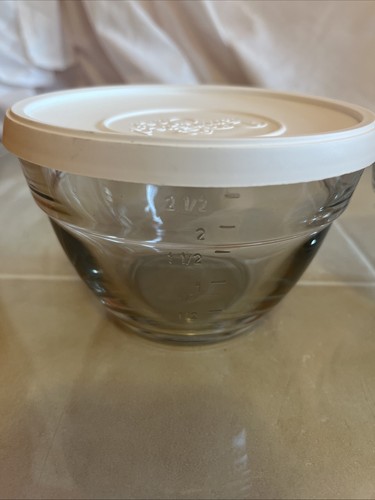 Pampered Chef Measure Prep Bowls Set-4 Clear Glass Small Bowls Farmhouse Style - Picture 5 of 12