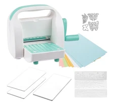 Mini Die Cutting and Embossing Machine for DIY Crafts 3.5" Feed Slot for 3" Pape