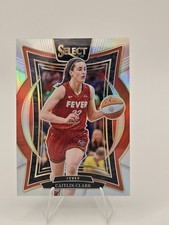 2025 Panini Select WNBA #41 Caitlin Clark Silver Prizms