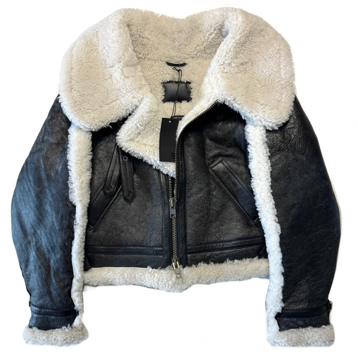 BiiArianna✨ アールサーティーン R13 レザーボンバー R13 Leather Outer Shell Coats, Jackets & Vests for Women for sale