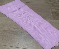 Pink Genuine Python piece Snakeskin Leather real hide snake skin Rattle Boa 411