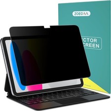 1 Pack Privacy Screen Protector for iPad A16 10.9 Inch/11 Inch 2022/2025, Anti B