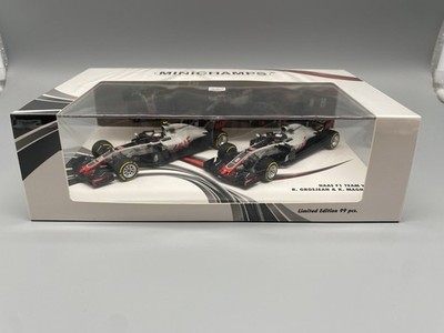 Minichamps F1 1:43 Haas VF-18 Duo Set Grosjean / Magnussen Saison 2018 Lim. 99