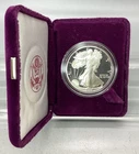 1990 S Proof American Silver Eagle - With Box, No CoA