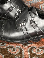 Benchmade Pair of PRADA Double MonkStrap Captoe Brogues Sz10.5