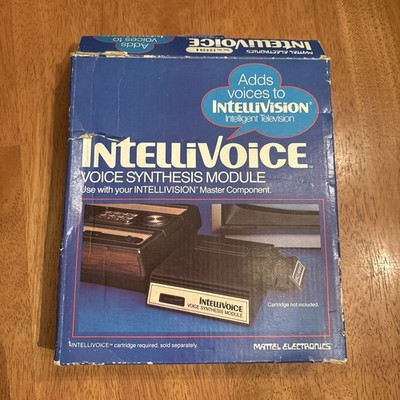 Intellivision Intellivoice + 3 Games (B-17 Bomber, Bomb Squad, & Space Spartans)