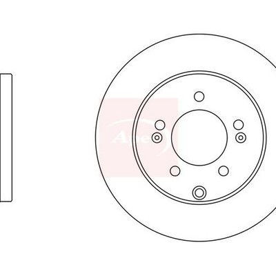 For HYUNDAI ix35 LM EL ELH 2009 to 2016 BRAKE DISC (REAR) (SINGLE) DSK3017