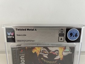 Twisted Metal 4 (PS1, Playstation 1) WATA 9.6 A New Sealed Graded PSA CGC VGA