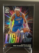 2024-25 Donruss Optic Lights Out Holo Shai Gilgeous-Alexander Card. Awesome!