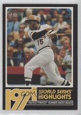 2020 Topps Heritage High Number 1971 World Series Highlights Gene Clines 0w8